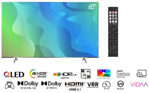 Εικόνα της HISENSE 65E7KQ PRO 65" Τηλεόραση