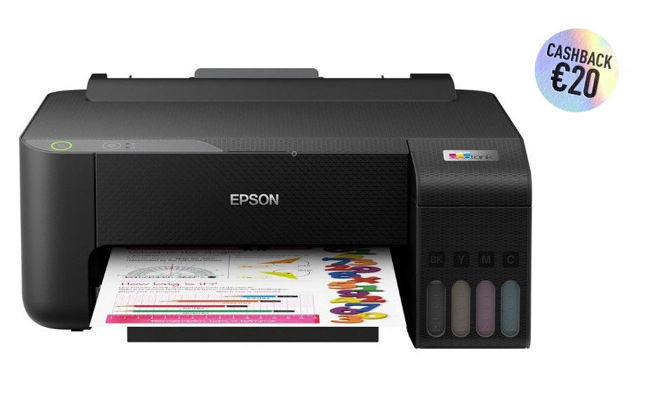 Εικόνα από EPSON EcoTank L1210 Εκτυπωτής - Casback 20 ευρώ!