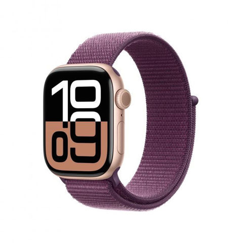 Εικόνα της APPLE WATCH Series 10 GPS 42mm Plum Sport Loop SmartWatch