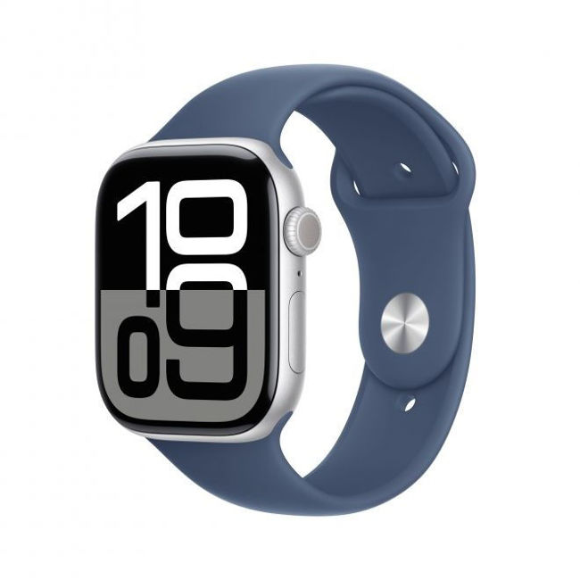 Εικόνα από APPLE WATCH Series 10 GPS 46mm Sport Band Μπλε SmartWatch