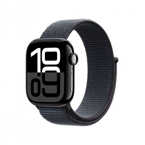 Εικόνα της APPLE WATCH Series 10 GPS 42mm Ink Sport Loop Μαύρο SmartWatch