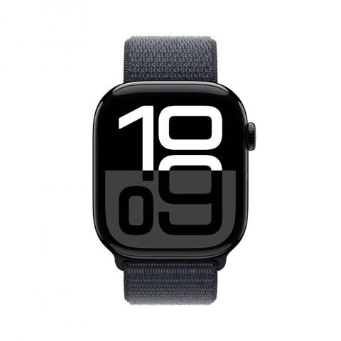 Εικόνα της APPLE WATCH Series 10 GPS 46mm Ink Sport Loop Μαύρο SmartWatch