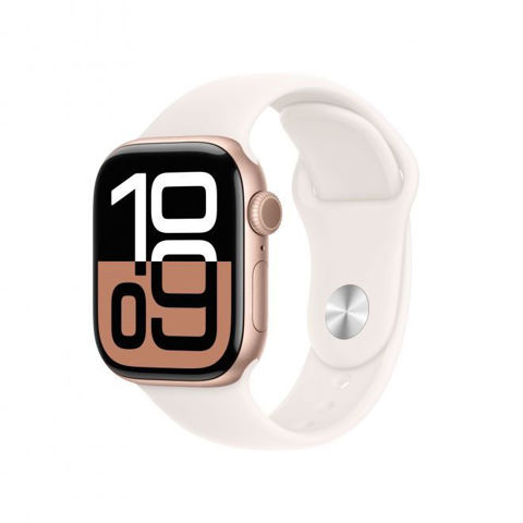 Εικόνα της APPLE WATCH Series 10 GPS 42mm Sport Band Ροζ SmartWatch