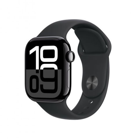 Εικόνα της APPLE WATCH Series 10 GPS 42mm Sport Band Μαύρο SmartWatch