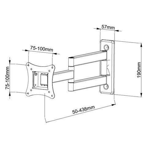 Εικόνα της DMP LCD903 Βάση Τοίχου