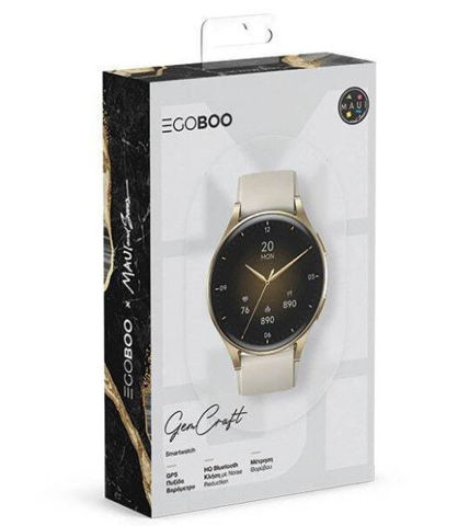 Εικόνα της EGOBOO X MAUI GemCraft Χρυσό SmartWatch