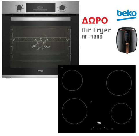 Εικόνα της BEKO BBIE 12300 XD +HIC 64400 E Σετ Φούρνος Εστία