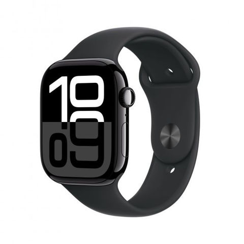 Εικόνα της APPLE WATCH Series 10 GPS 46mm Sport Band Μαύρο SmartWatch