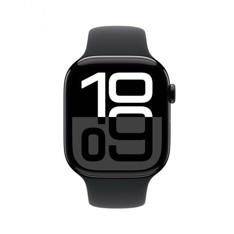 Εικόνα της APPLE WATCH Series 10 GPS 46mm Sport Band Μαύρο SmartWatch