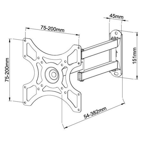 Εικόνα της DMP LCD2923 Βάση Τοίχου